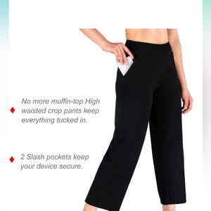 Yogipace XL black wide leg yoga pants